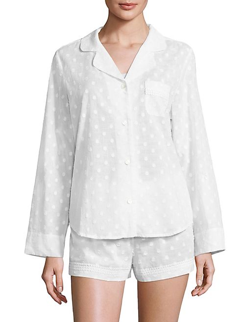 Saks Fifth Avenue Collection - Dotted Pajamas Set