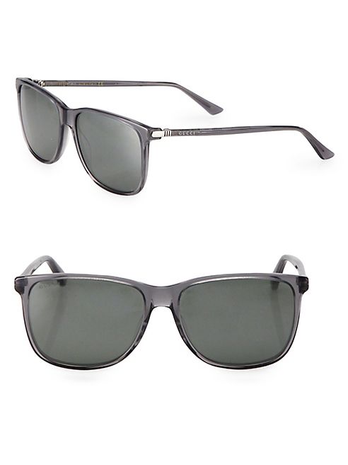 Gucci - 57MM Square Sunglasses