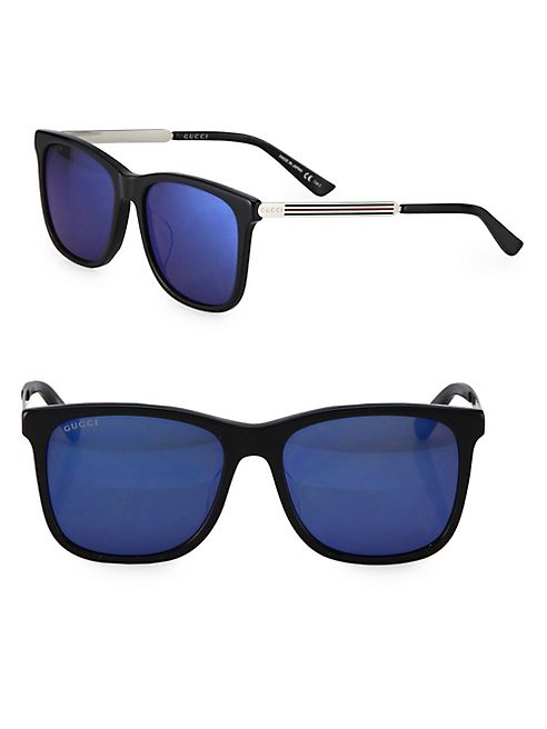 Gucci - 56MM Square Sunglasses