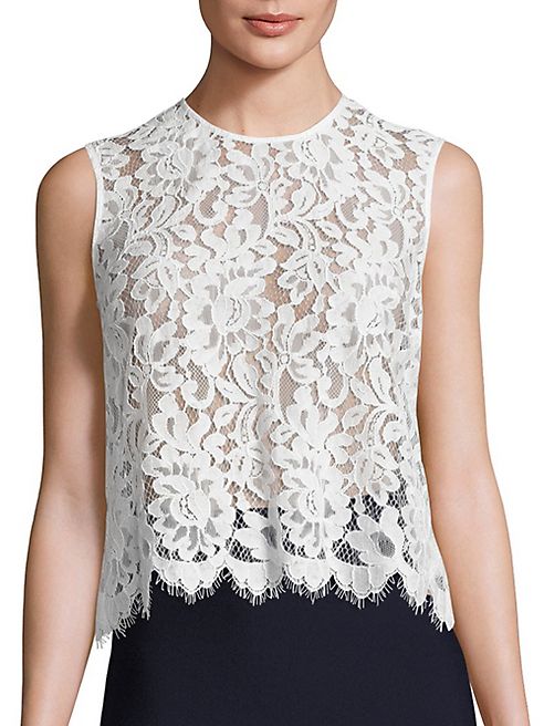 SET - Sleeveless Lace Blouse