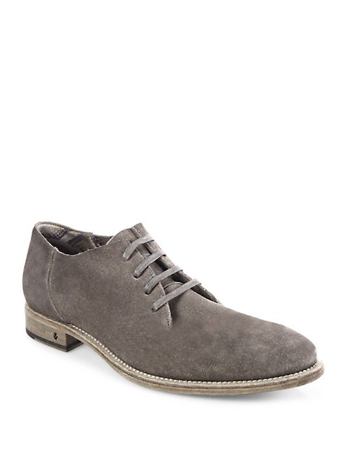 John Varvatos - Fleetwood Suede Oxfords