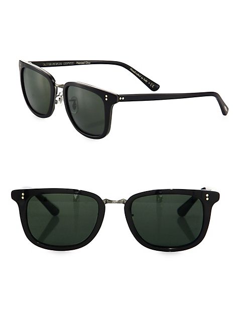 Oliver Peoples - Kettner 52MM Square Sunglasses