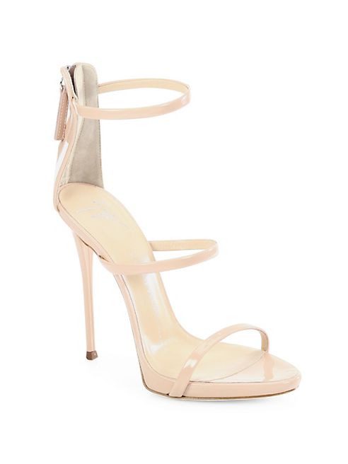 Giuseppe Zanotti - Triple-Strap Patent Leather Sandals