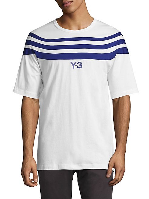 Y-3 - Short Sleeve Stripe Tee