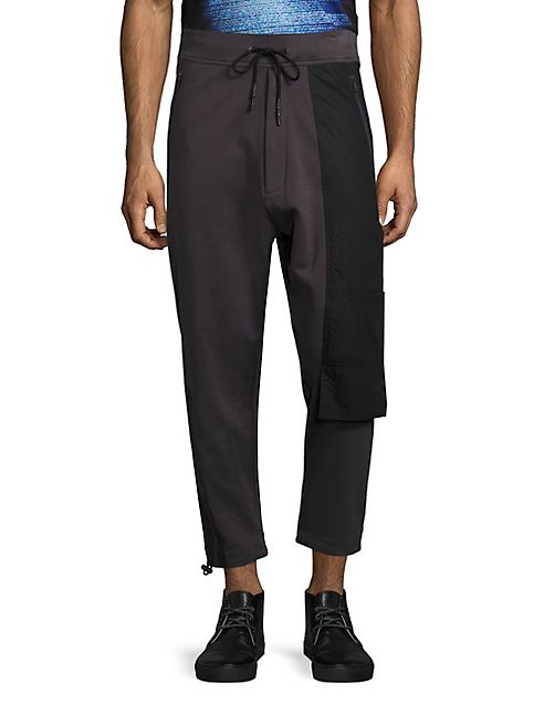 Y-3 - Matte Rubber Print Jogger Pants