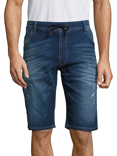 Diesel - Kroo Washed Denim Shorts