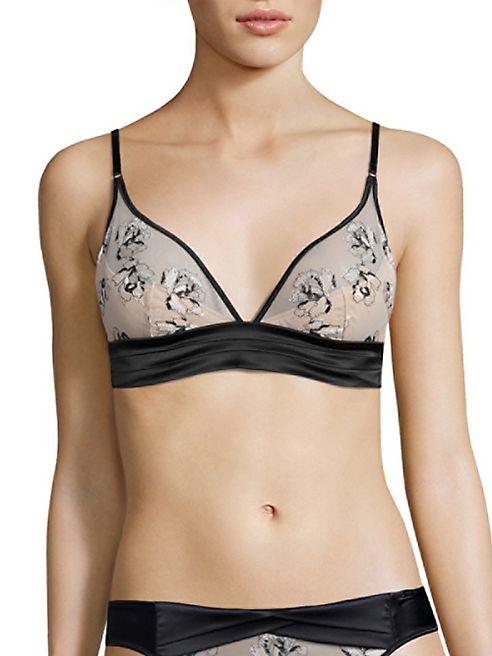 Calvin Klein Underwear - Black Tempt Plunge Unlined Bra