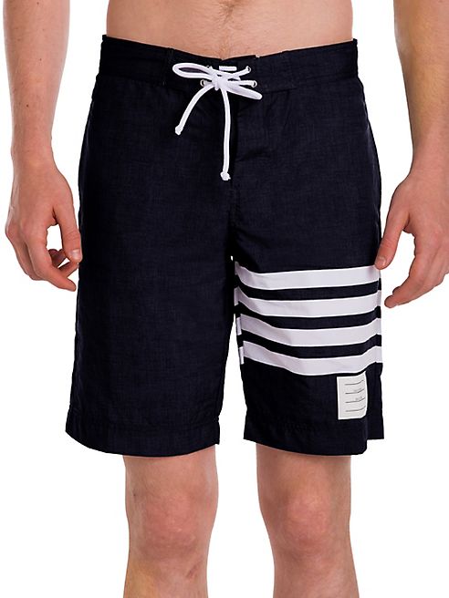 Thom Browne - Striped Board Shorts