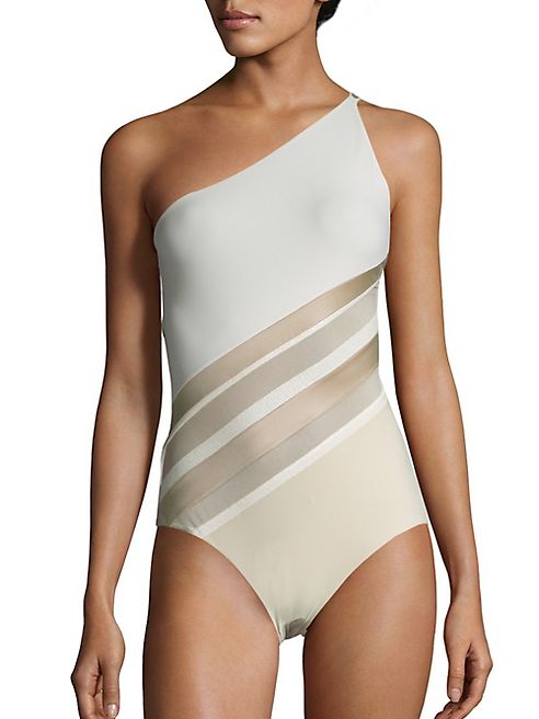 La Perla - Diagonal Touch Asymmetrical One-Piece Swimsuit