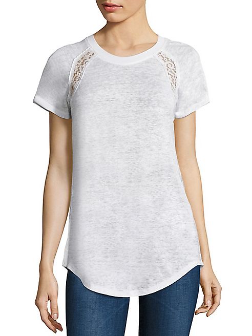 Rebecca Taylor - Lace Inset Tee