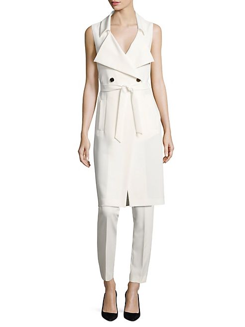 Versace Collection - Sleeveless Notched Vest