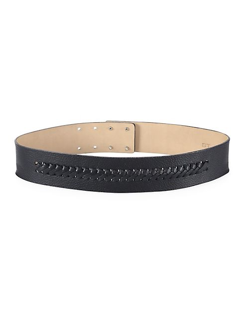 St. John - Whip Stitch Leather Belt