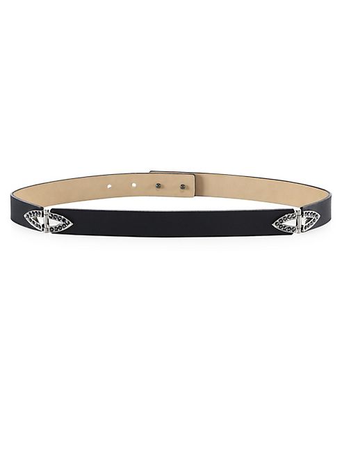 St. John - Leather Embellished Belt