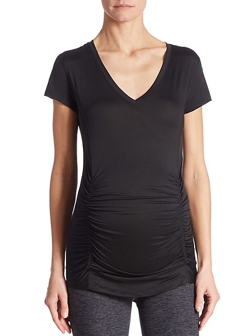 Beyond Yoga - Maternity Shirred Tee