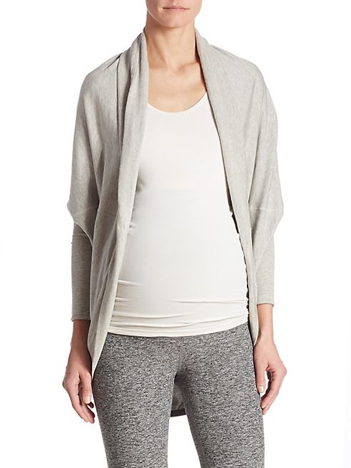 Beyond Yoga - Maternity Convertible Open-Front Cardigan