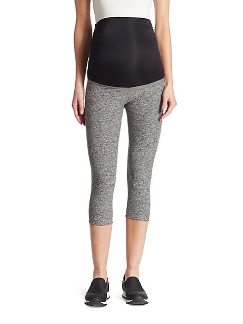 Beyond Yoga - Fold-Down Maternity Capri Leggings