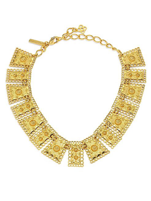 Oscar de la Renta - Scalloped Edge Necklace