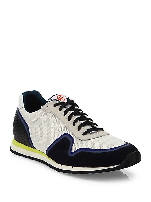 Paul Smith - Multi-Texture Mixed Media Sneakers