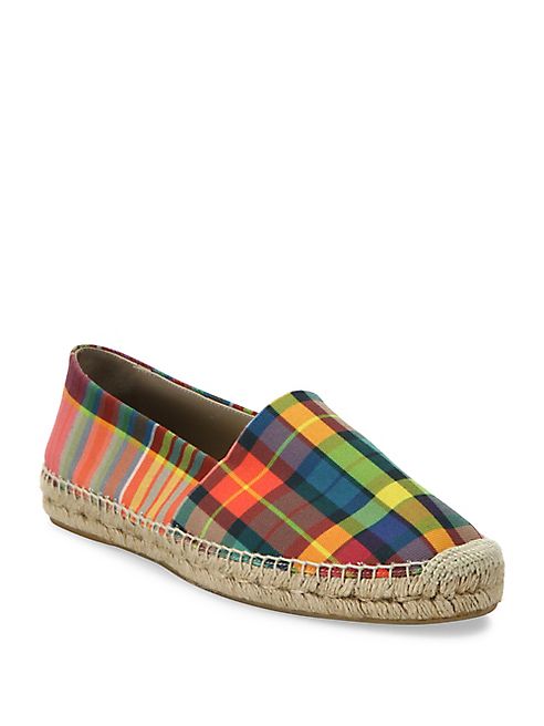 Paul Smith - Plaid Canvas Slip-On Espadrille Sneakers