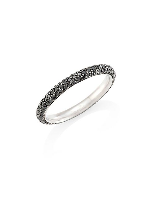 Kwiat - Moonlight Black Diamond & 18K White Gold Band Ring