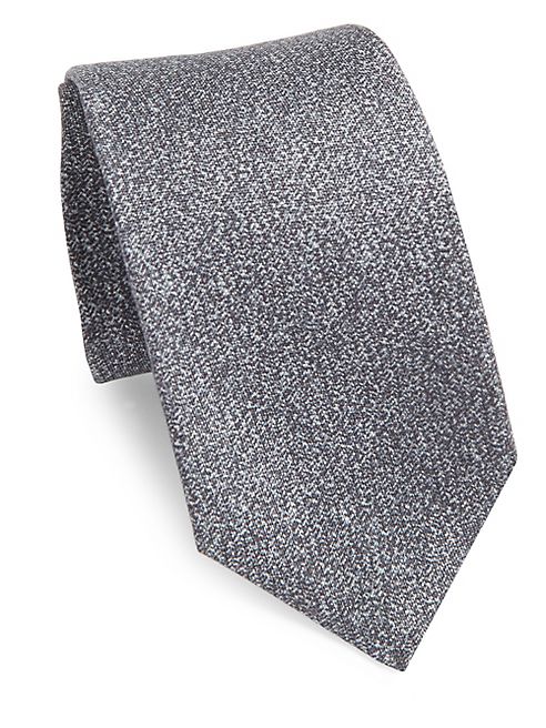 ISAIA - Textured Silk Tie