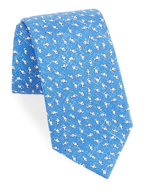 ISAIA - Fish Print Tie