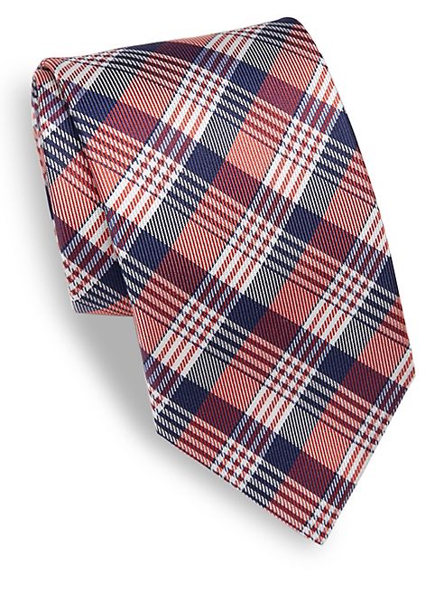 ISAIA - Plaid Silk Tie