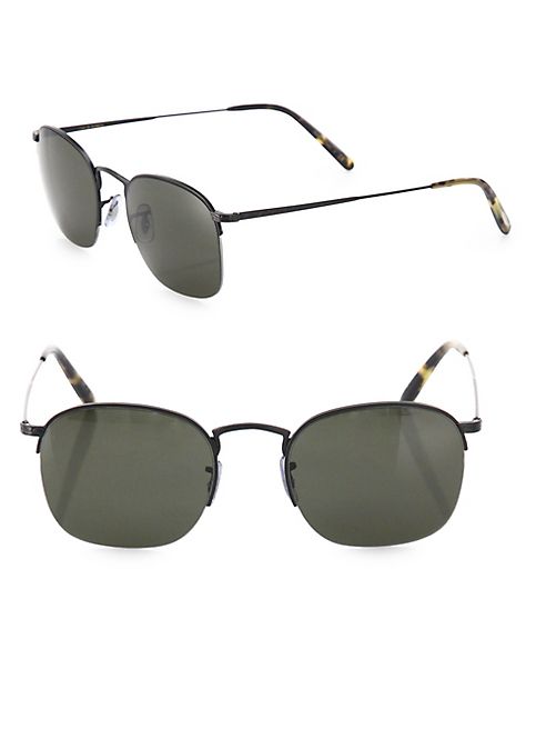 Oliver Peoples - Rickman 51MM Semi-Rimless Sunglasses