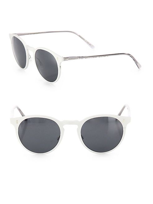 Oliver Peoples - Elias 49MM Round Sunglasses