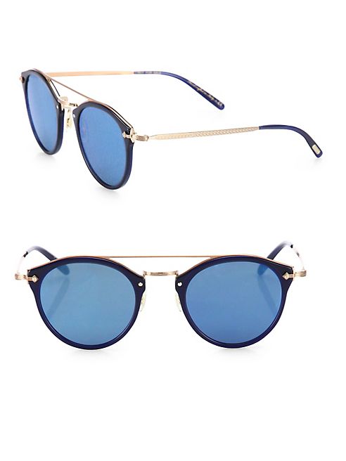 Oliver Peoples - Remick 50MM Round Sunglasses