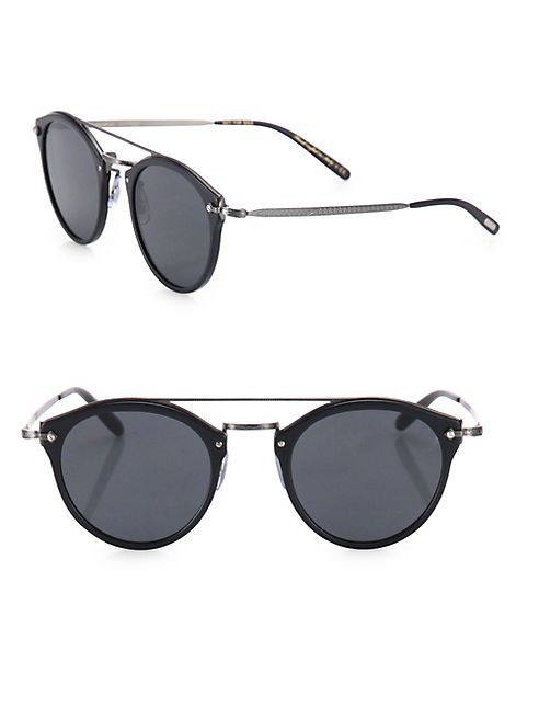 Oliver Peoples - Remick 50MM Round Sunglasses