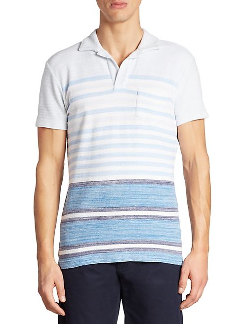 Orlebar Brown - Terry Striped Polo