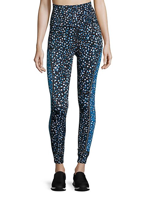 Beyond Yoga - Lux Print Ladder Midi Leggings