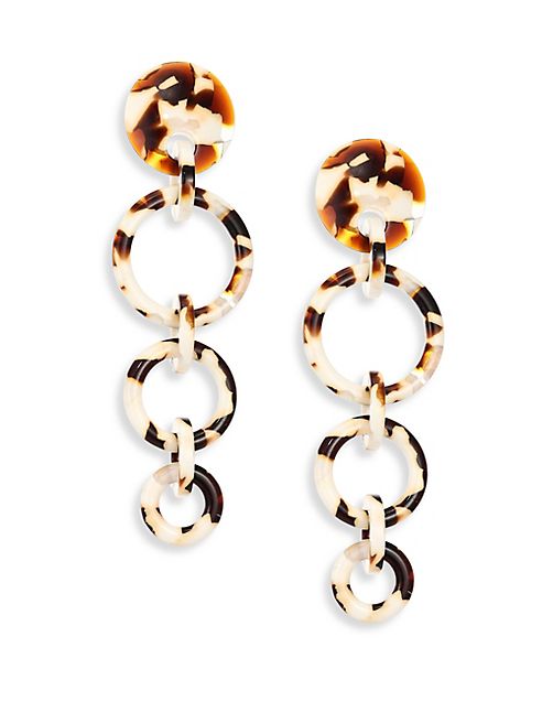 Lele Sadoughi - Wind Chime Hoop Drop Earrings