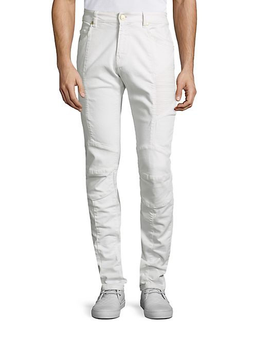 Pierre Balmain - Moto Skinny Biker Jeans