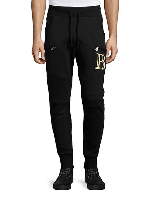 Pierre Balmain - Logo-Appliqued Jogger Pants