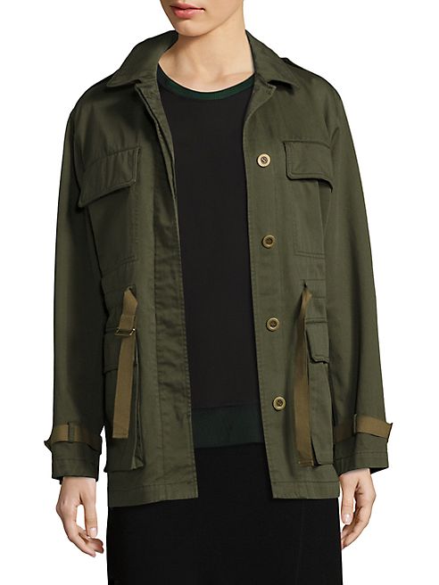 Theory - Thornwood Cotton Army Jacket