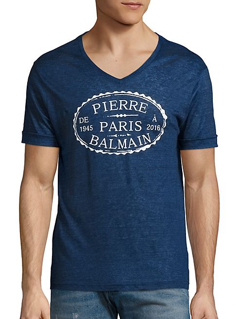 Pierre Balmain - Paris Logo Tee