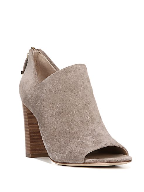 Diane von Furstenberg - Caracas Sport Suede Open-Toe Booties