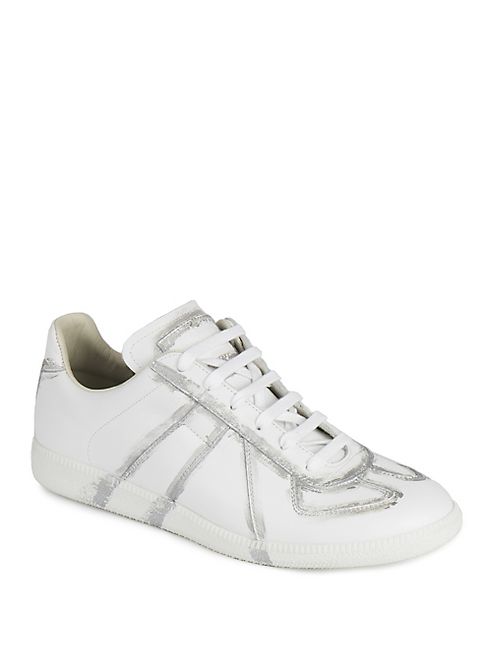 Maison Margiela - Paint Replica Leather Sneakers