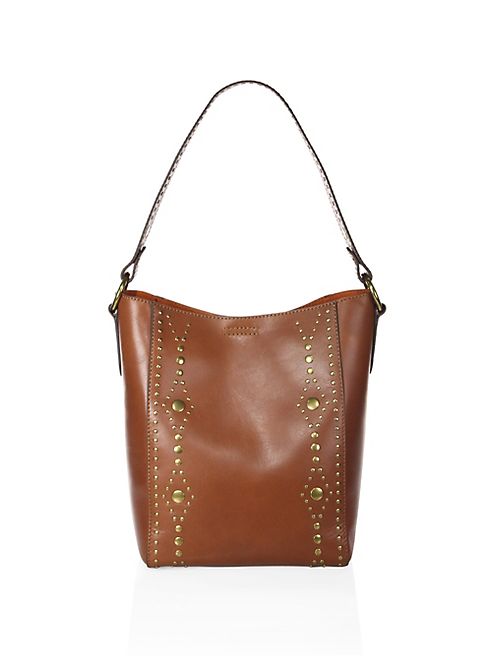 Frye - Harness Studded Leather Hobo Bag