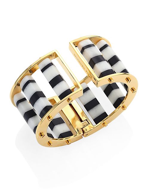 Lele Sadoughi - Striped Column Slider Bracelet