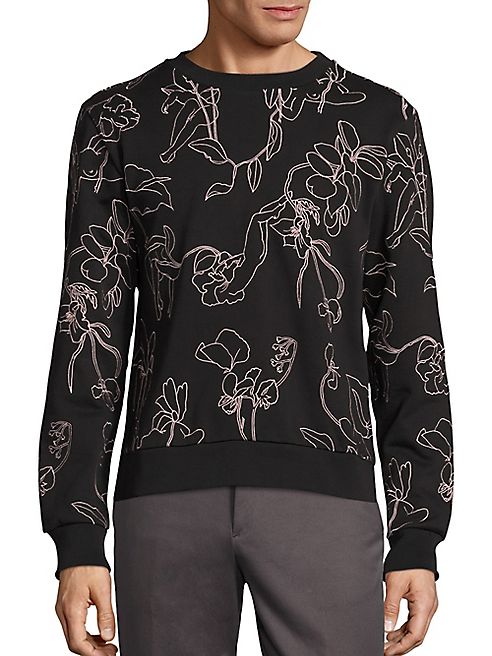 Paul Smith - Floral Embroidered Sweatshirt