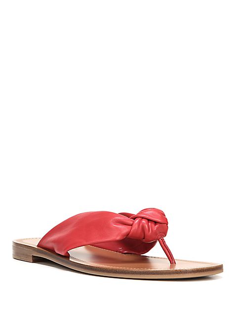 Diane von Furstenberg - Etna Leather Thong Sandals