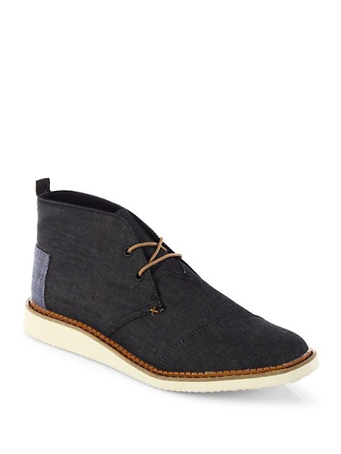 TOMS - Mateo Chambray Chukka Boots