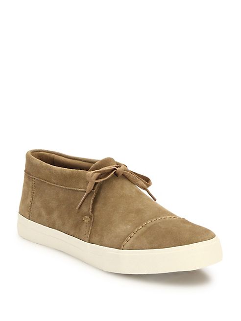 TOMS - Emerson Suede Lace-Up Sneakers