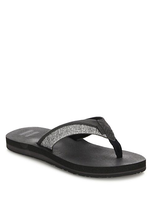 TOMS - Santiago Cotton-Blend Flip-Flops