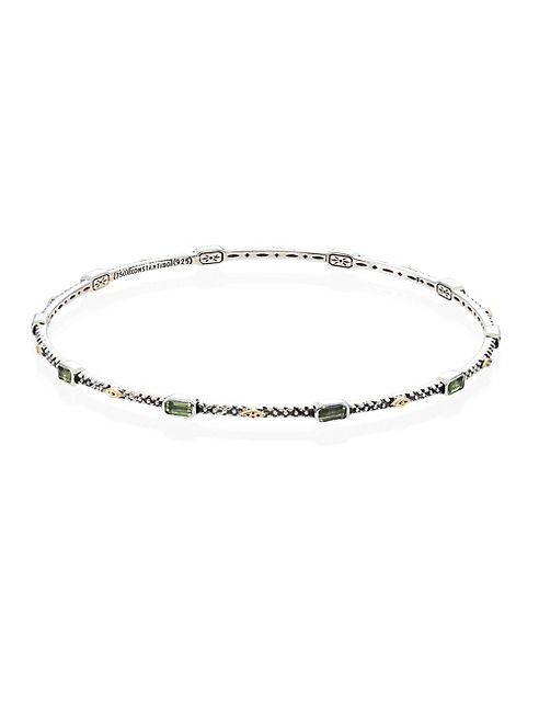 Konstantino - Nemesis Peridot & 18K Yellow Gold Bangle