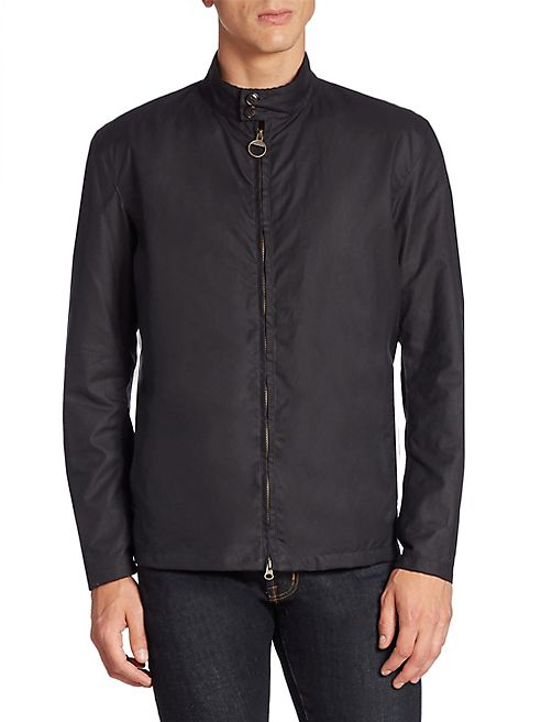 Barbour - Brompto Waxed Zip-Front Jacket