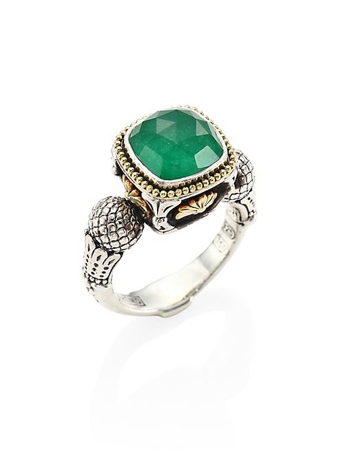 Konstantino - Nemesis Jade & 18K Yellow Gold Ring